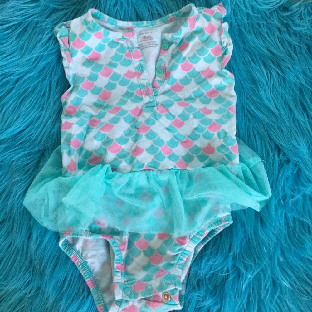 🦄Carters mermaid tutu onesie